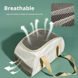 Pai Pai Cat Single Shoulder Breathable Lightweight Washable Handheld Large Capacity Outdoor Pet Carrier Oxford Cloth Bag